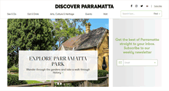 Desktop Screenshot of discoverparramatta.com